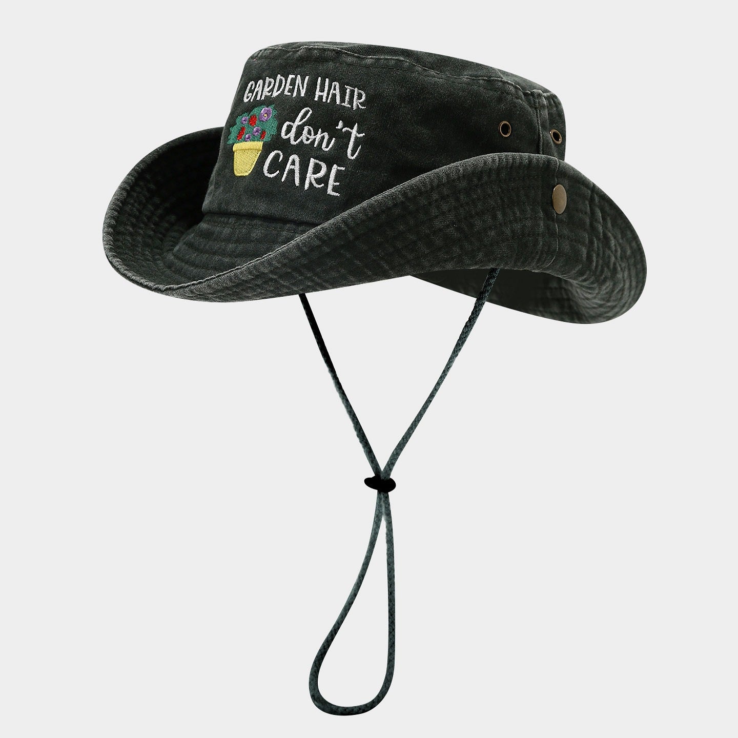 Garden Hair Bucket Hat | Washed Cotton Outdoor Cap