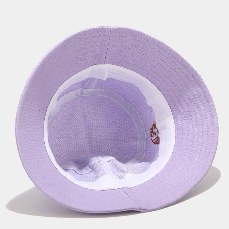 Embroidery Bucket Hat - Unicorn