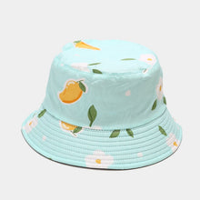 Load image into Gallery viewer, Fruit Print Bucket Hat - Mango New
