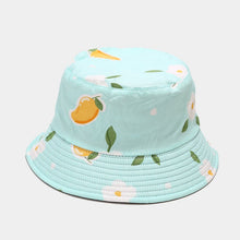 Load image into Gallery viewer, Fruit Print Bucket Hat - Mango New