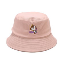 Load image into Gallery viewer, Embroidery Bucket Hat - Unicorn