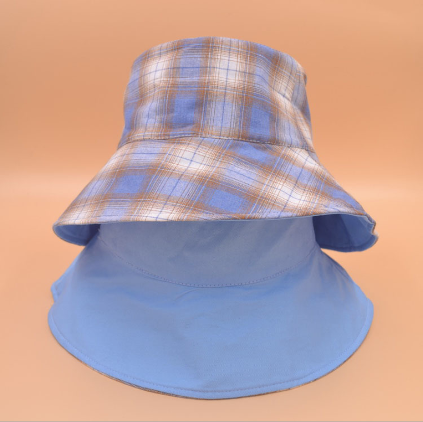 Women's Reversible Plaid Bucket Hat
