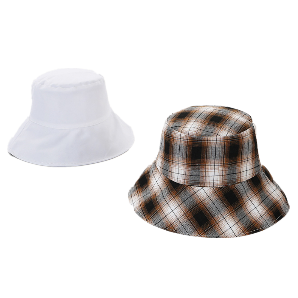 Women's Checkered Bucket Hat