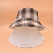 Load image into Gallery viewer, Women&#39;s Reversible Plaid Bucket Hat