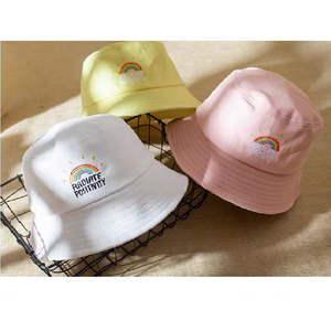 Embroidery Bucket Hat - Rainbow