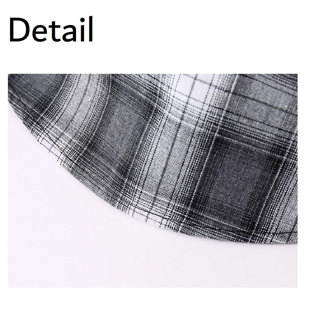 Women's Reversible Plaid Bucket Hat