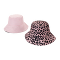 Women's Reversible Leopard Print Bucket Hat