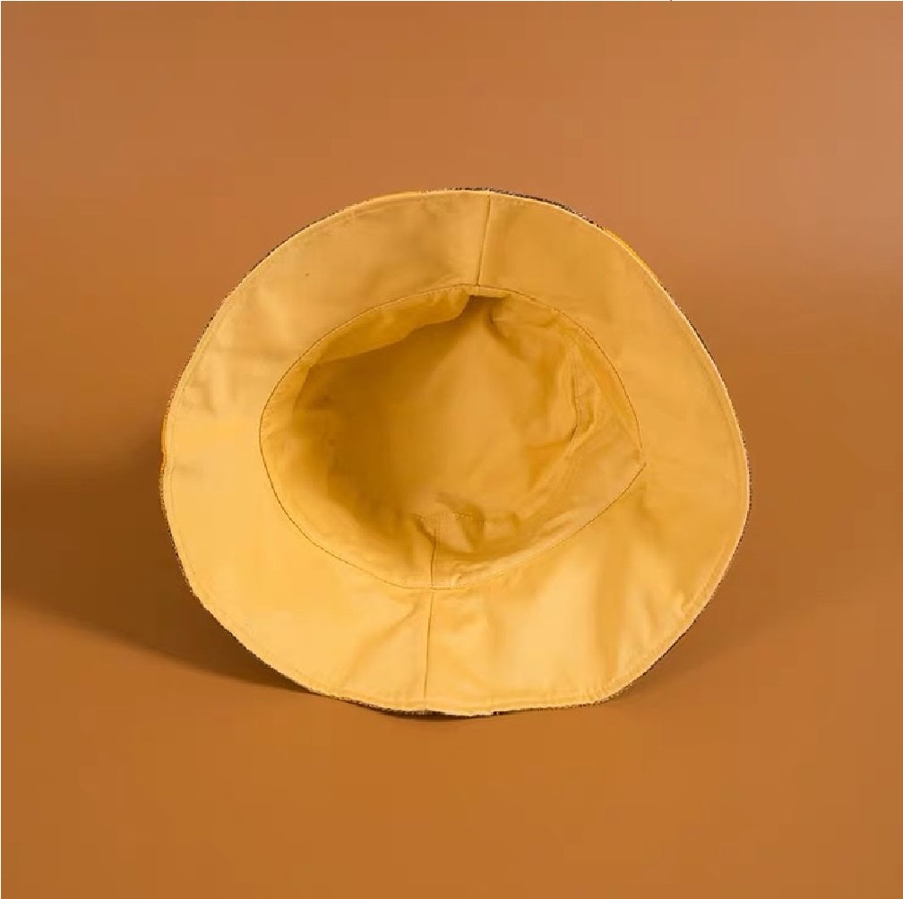 Women's Reversible Plaid Bucket Hat