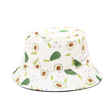 Load image into Gallery viewer, Fruit Print Bucket Hat - Avocado