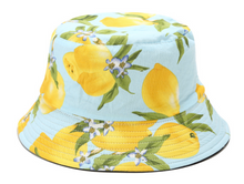 Load image into Gallery viewer, Fruit Print Bucket Hat - Lemon