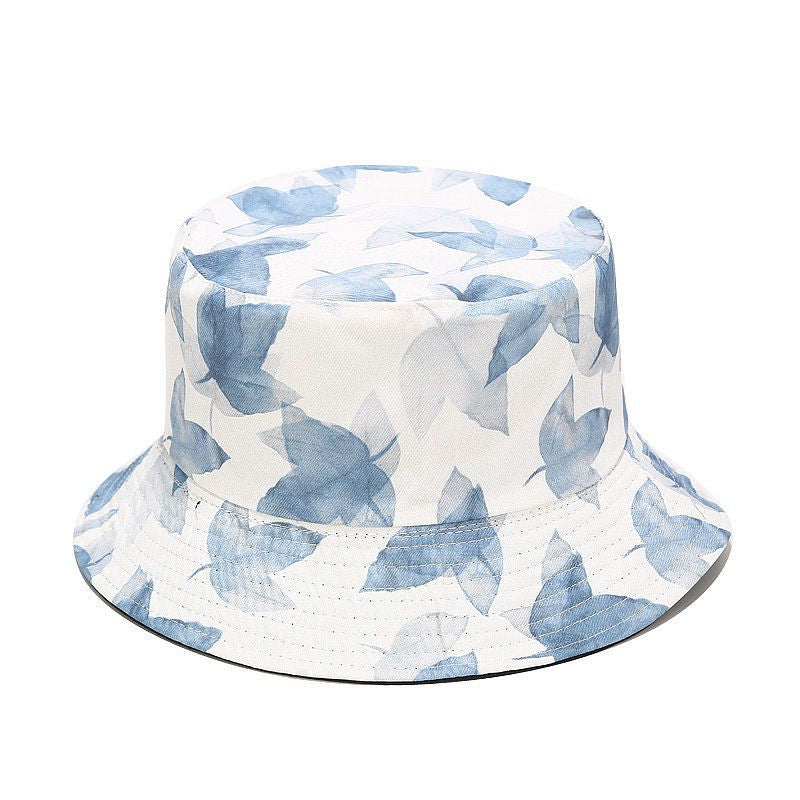 Floral Print Bucket Hat - D