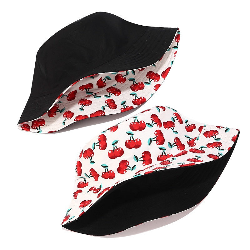 Fruit Print Bucket Hat - Cherry