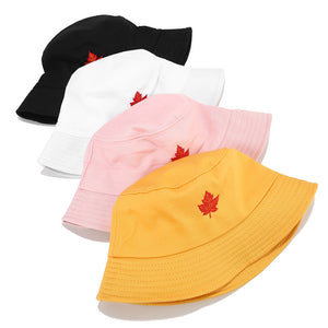 Embroidery Bucket Hat - Maple
