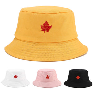 Embroidery Bucket Hat - Maple