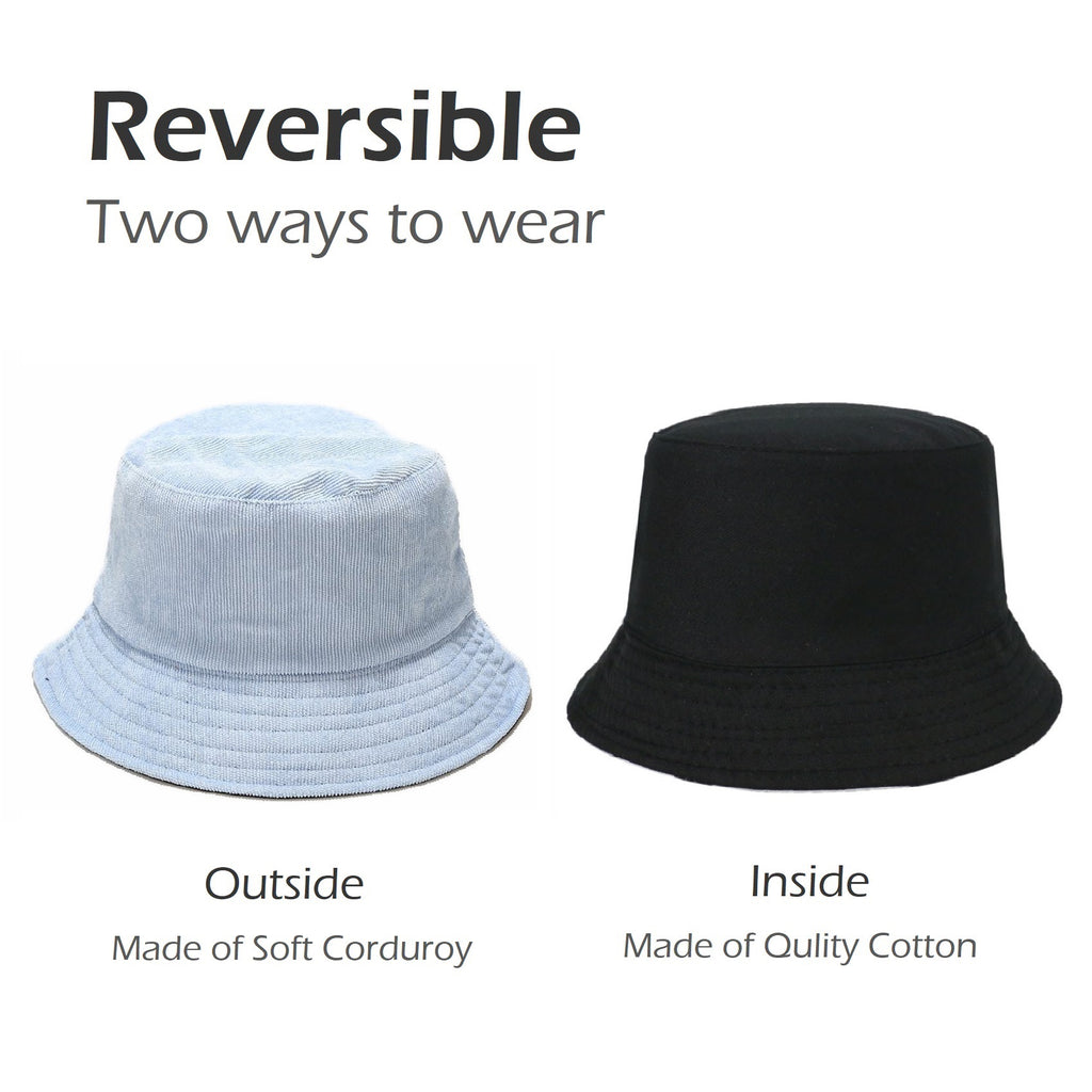 Women's Bucket Hat - Corduroy Solid