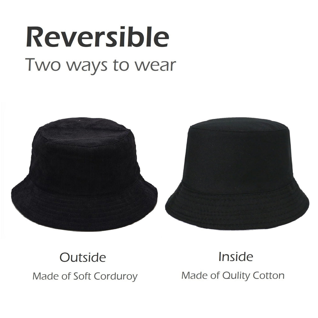 Women's Bucket Hat - Corduroy Solid
