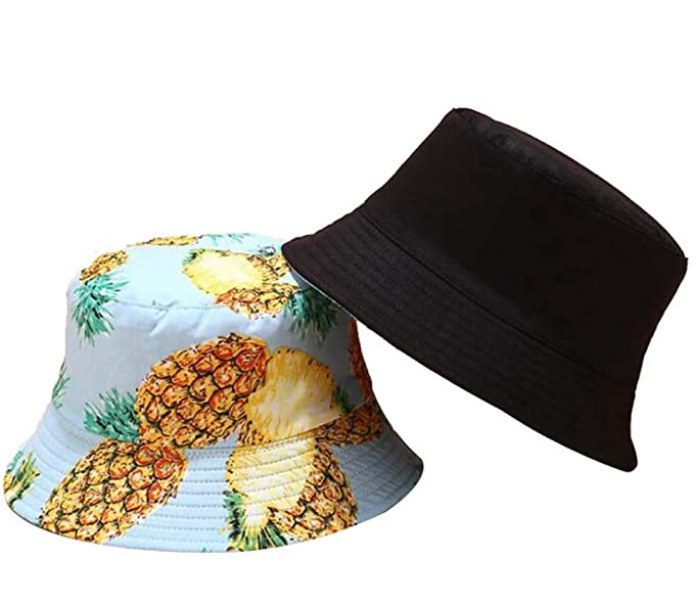 Fruit Print Bucket Hat - Pineapple