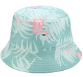 Floral Print Bucket Hat - D