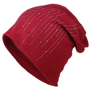 Women's Beanie - Rhinestone