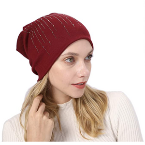Women's Beanie - Rhinestone