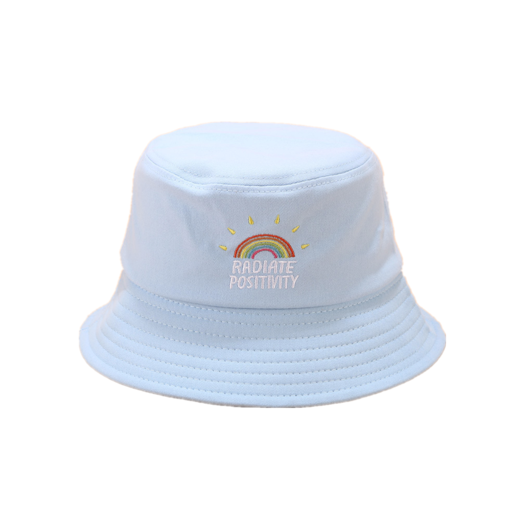 Embroidery Bucket Hat - Rainbow