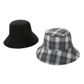 Women's Reversible Plaid Bucket Hat
